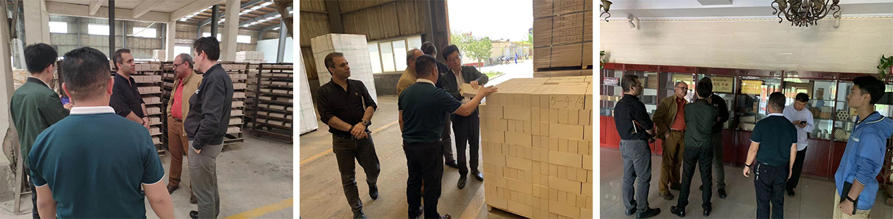 Egypt Customers Visit and Finish a Refractory Deal