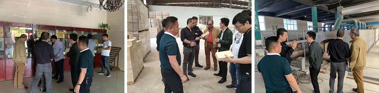 Egypt Customers Visit and Finish a Refractory Deal