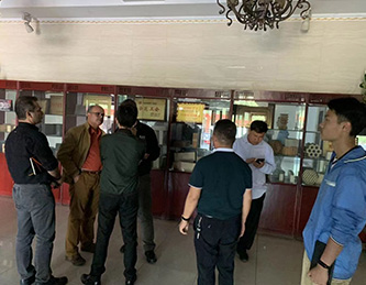 Egypt Customers visit and Finish a Refractory Deal
